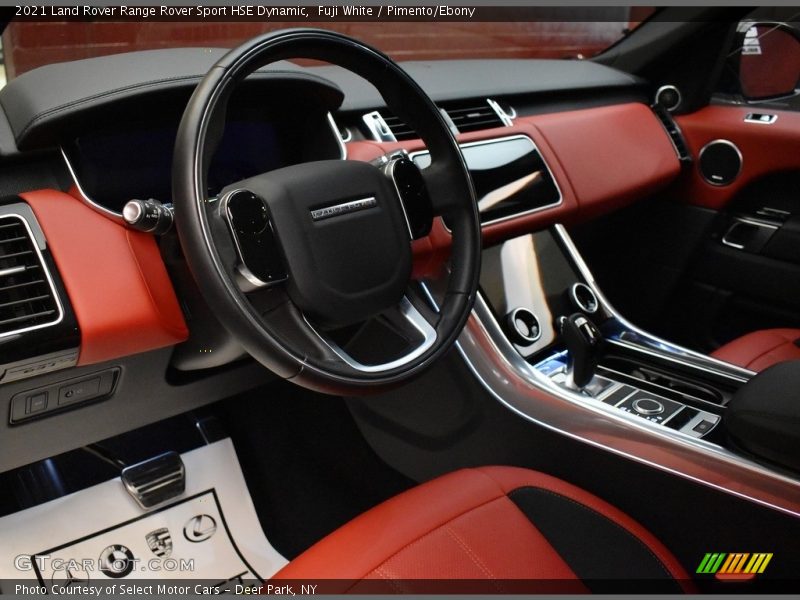Fuji White / Pimento/Ebony 2021 Land Rover Range Rover Sport HSE Dynamic