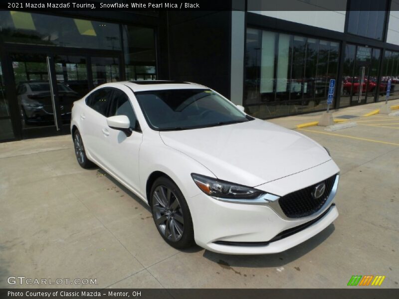 Snowflake White Pearl Mica / Black 2021 Mazda Mazda6 Touring
