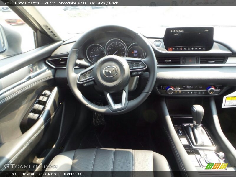 Snowflake White Pearl Mica / Black 2021 Mazda Mazda6 Touring