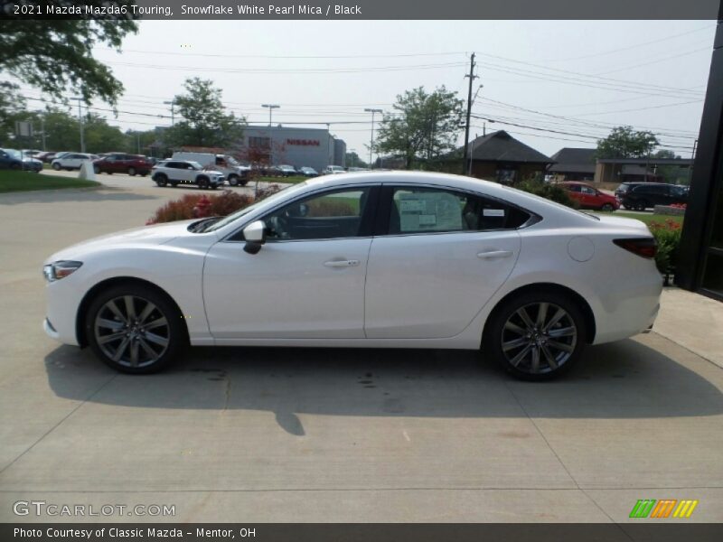 Snowflake White Pearl Mica / Black 2021 Mazda Mazda6 Touring