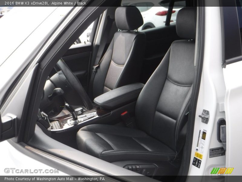 Alpine White / Black 2016 BMW X3 xDrive28i