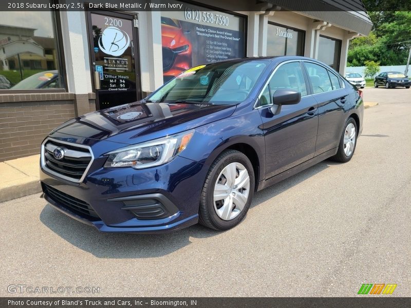 Dark Blue Metallic / Warm Ivory 2018 Subaru Legacy 2.5i