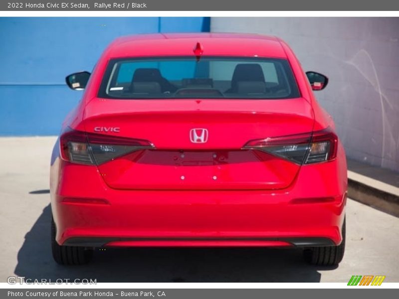 Rallye Red / Black 2022 Honda Civic EX Sedan