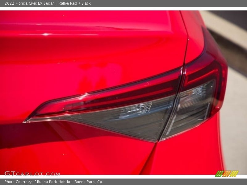 Rallye Red / Black 2022 Honda Civic EX Sedan