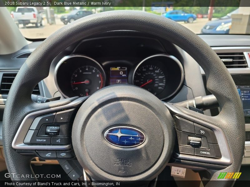 Dark Blue Metallic / Warm Ivory 2018 Subaru Legacy 2.5i