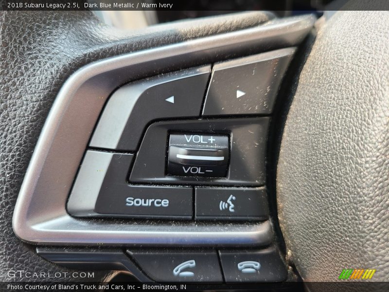 Dark Blue Metallic / Warm Ivory 2018 Subaru Legacy 2.5i