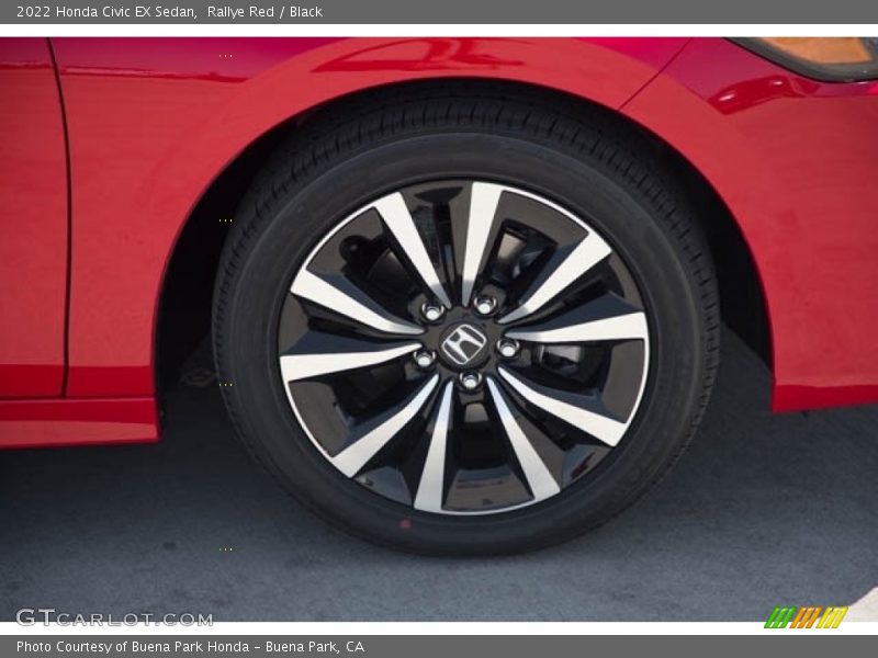 Rallye Red / Black 2022 Honda Civic EX Sedan