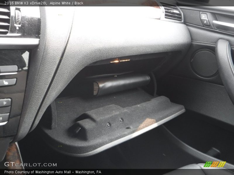 Alpine White / Black 2016 BMW X3 xDrive28i