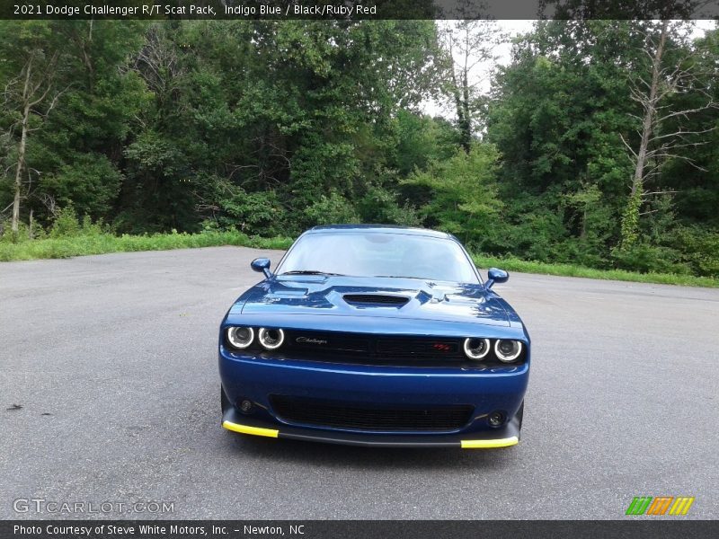 Indigo Blue / Black/Ruby Red 2021 Dodge Challenger R/T Scat Pack