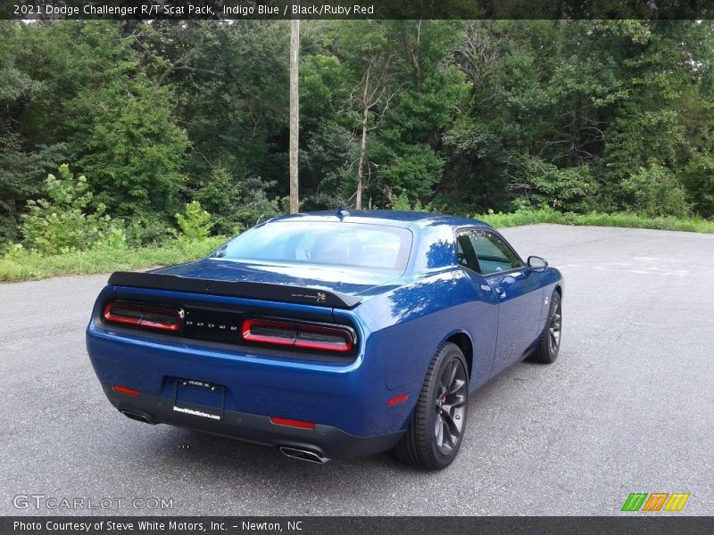 Indigo Blue / Black/Ruby Red 2021 Dodge Challenger R/T Scat Pack