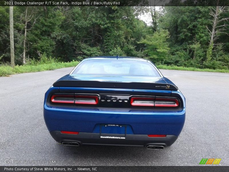 Indigo Blue / Black/Ruby Red 2021 Dodge Challenger R/T Scat Pack