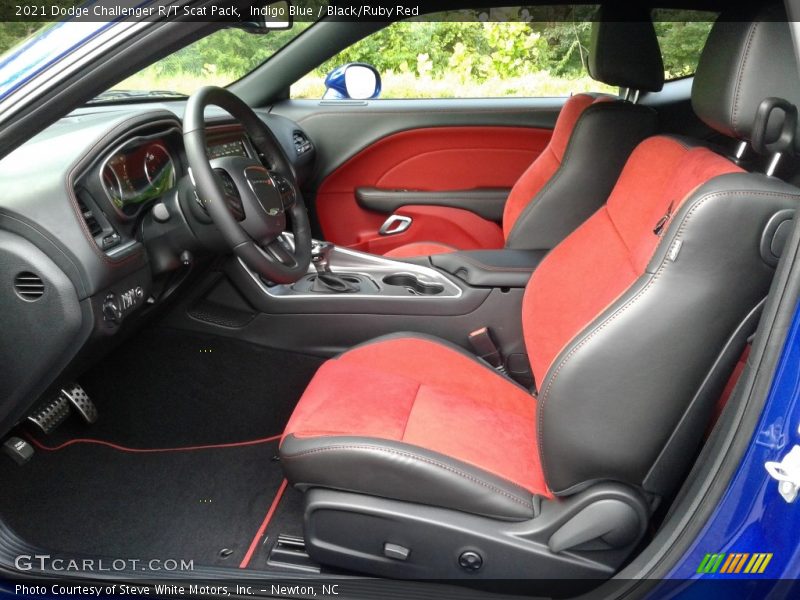  2021 Challenger R/T Scat Pack Black/Ruby Red Interior