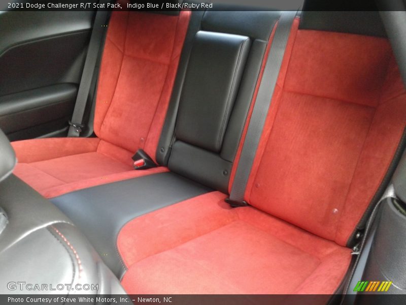 Rear Seat of 2021 Challenger R/T Scat Pack
