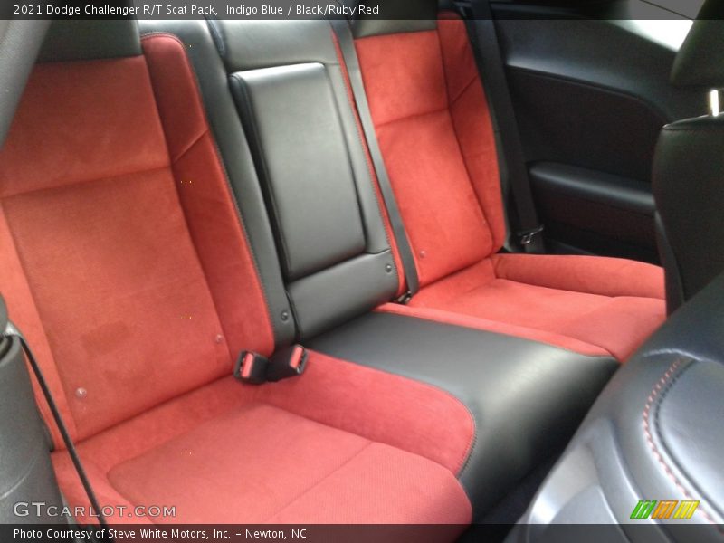 Rear Seat of 2021 Challenger R/T Scat Pack