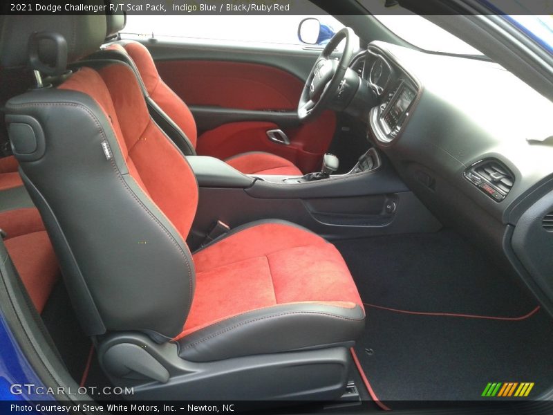 Front Seat of 2021 Challenger R/T Scat Pack