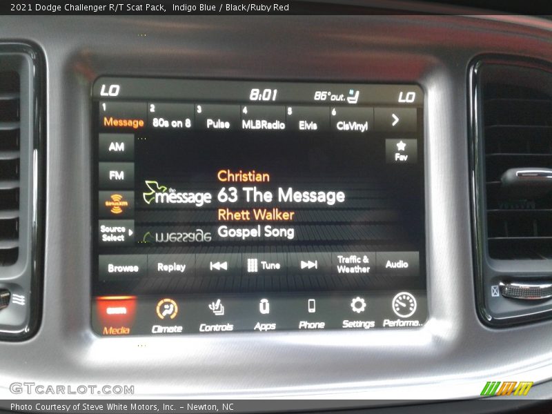 Indigo Blue / Black/Ruby Red 2021 Dodge Challenger R/T Scat Pack