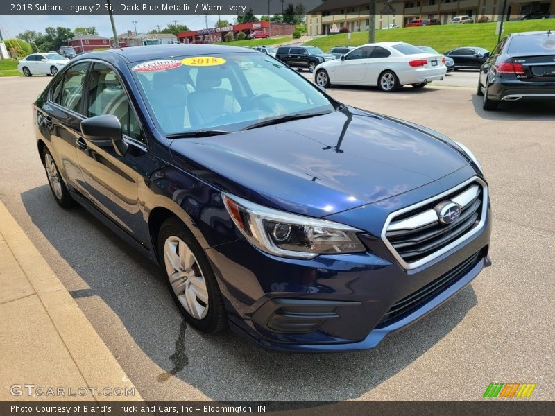 Dark Blue Metallic / Warm Ivory 2018 Subaru Legacy 2.5i