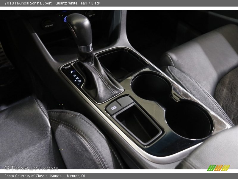 Quartz White Pearl / Black 2018 Hyundai Sonata Sport