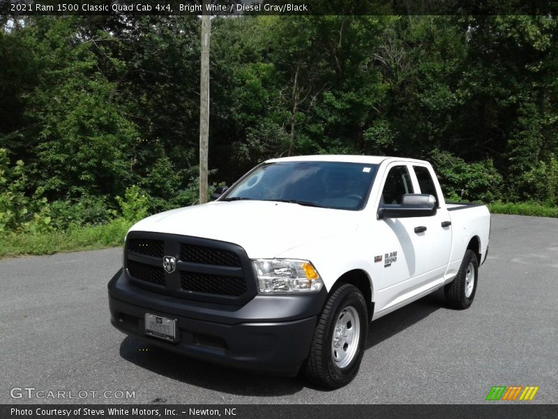 Bright White / Diesel Gray/Black 2021 Ram 1500 Classic Quad Cab 4x4