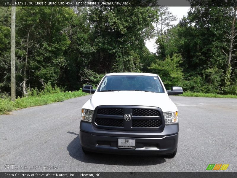 Bright White / Diesel Gray/Black 2021 Ram 1500 Classic Quad Cab 4x4