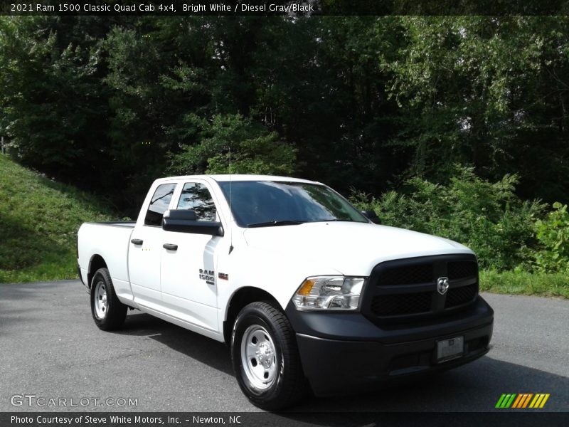 Bright White / Diesel Gray/Black 2021 Ram 1500 Classic Quad Cab 4x4
