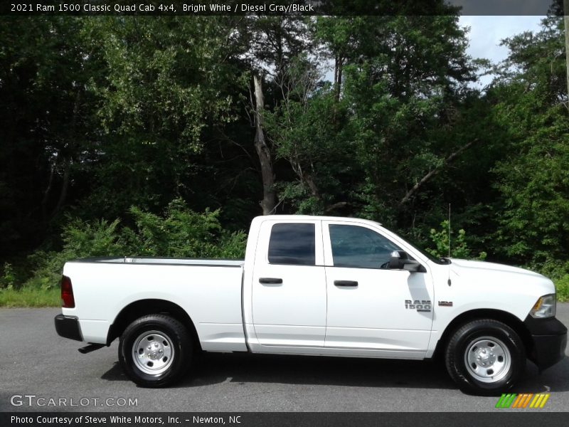 Bright White / Diesel Gray/Black 2021 Ram 1500 Classic Quad Cab 4x4