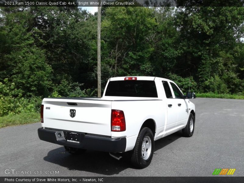 Bright White / Diesel Gray/Black 2021 Ram 1500 Classic Quad Cab 4x4