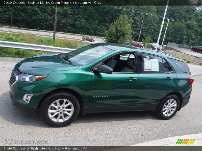 Ivy Green Metallic / Medium Ash Gray 2019 Chevrolet Equinox LS