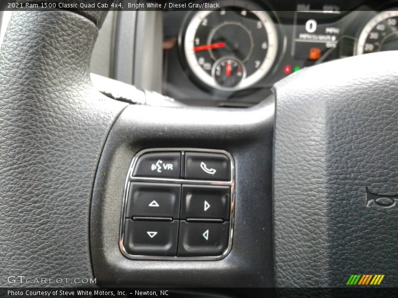 Bright White / Diesel Gray/Black 2021 Ram 1500 Classic Quad Cab 4x4