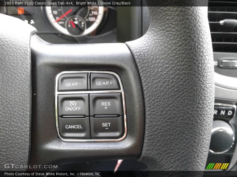 Bright White / Diesel Gray/Black 2021 Ram 1500 Classic Quad Cab 4x4