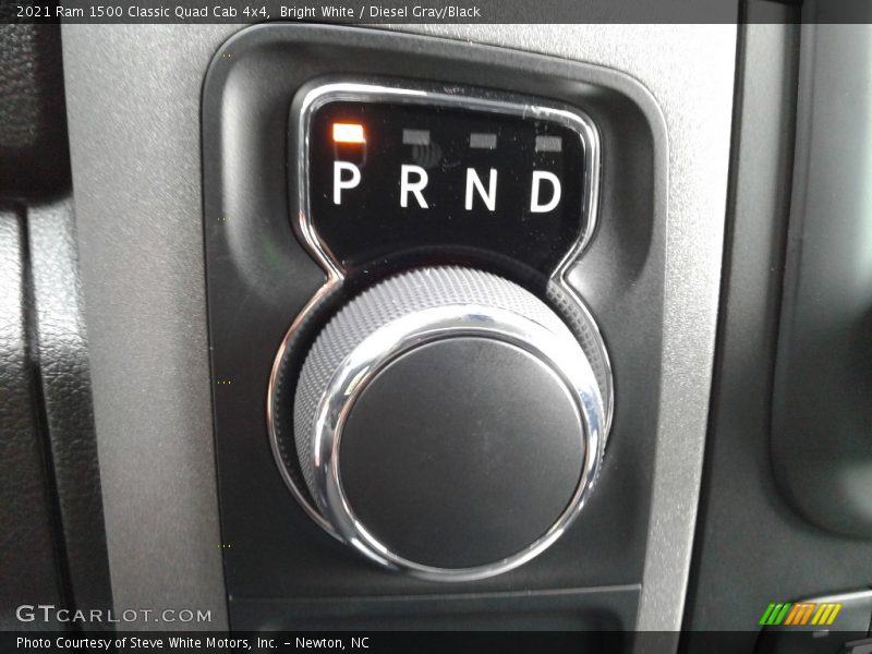 Bright White / Diesel Gray/Black 2021 Ram 1500 Classic Quad Cab 4x4