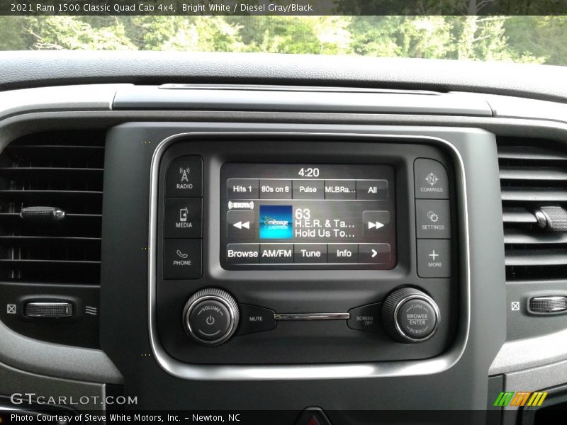 Bright White / Diesel Gray/Black 2021 Ram 1500 Classic Quad Cab 4x4