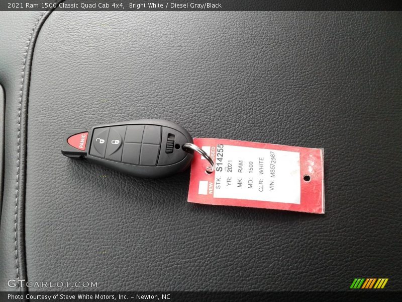 Bright White / Diesel Gray/Black 2021 Ram 1500 Classic Quad Cab 4x4