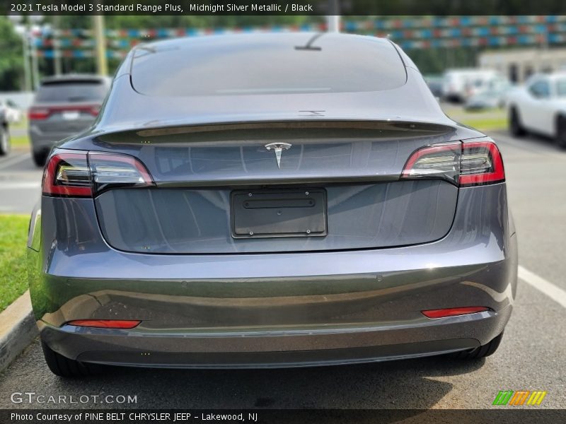 Midnight Silver Metallic / Black 2021 Tesla Model 3 Standard Range Plus