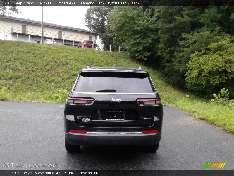 Diamond Black Crystal Pearl / Black 2021 Jeep Grand Cherokee L Limited 4x4