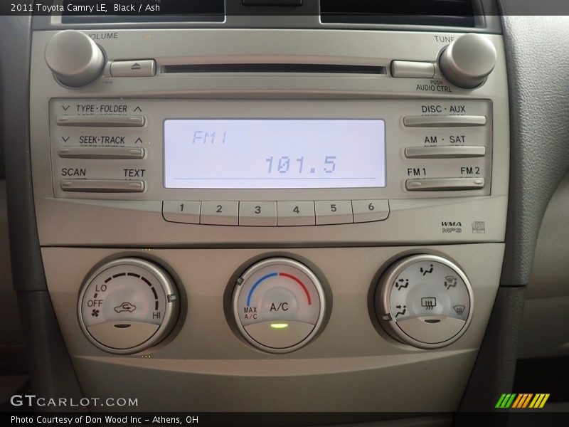 Black / Ash 2011 Toyota Camry LE