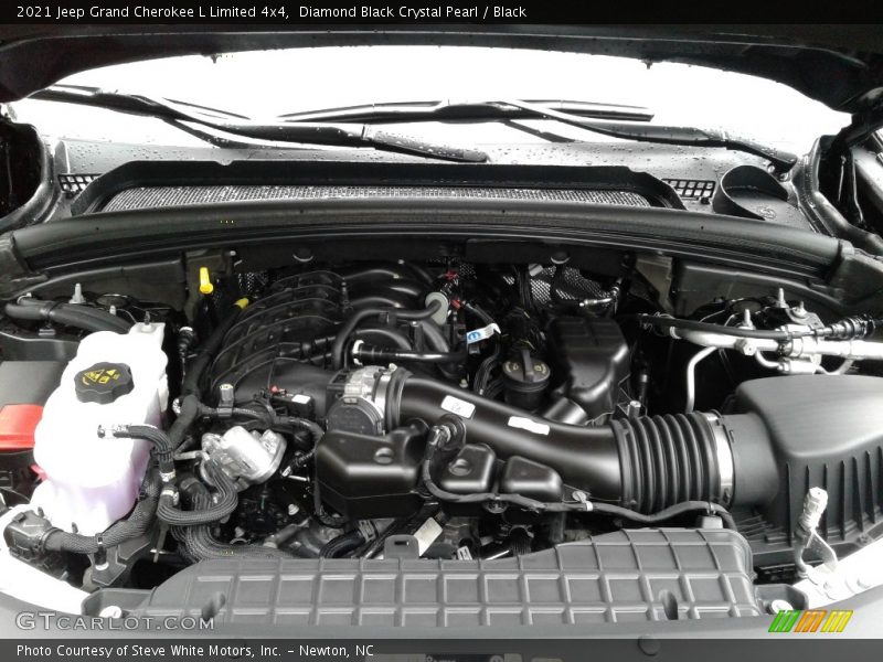 Diamond Black Crystal Pearl / Black 2021 Jeep Grand Cherokee L Limited 4x4