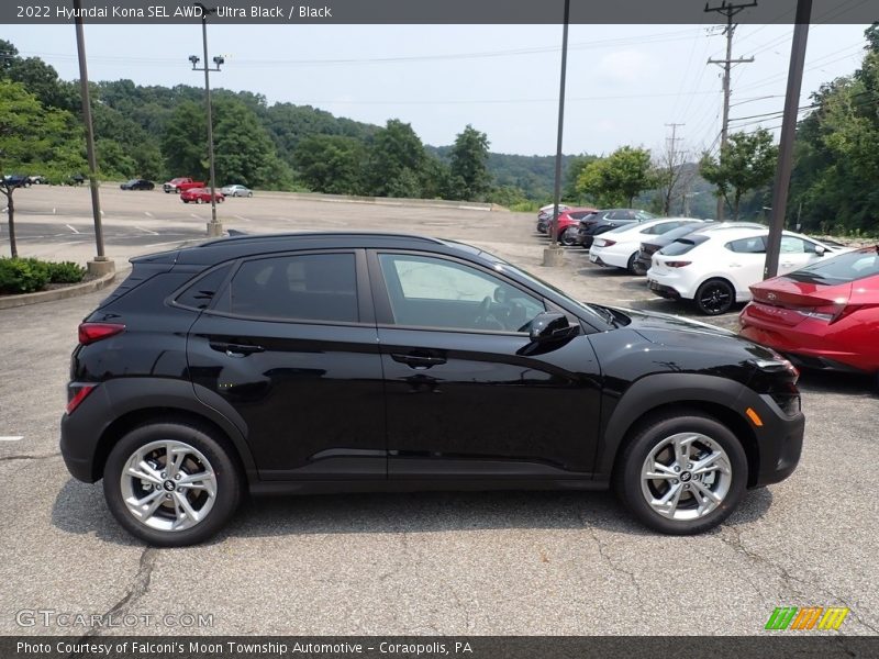 Ultra Black / Black 2022 Hyundai Kona SEL AWD