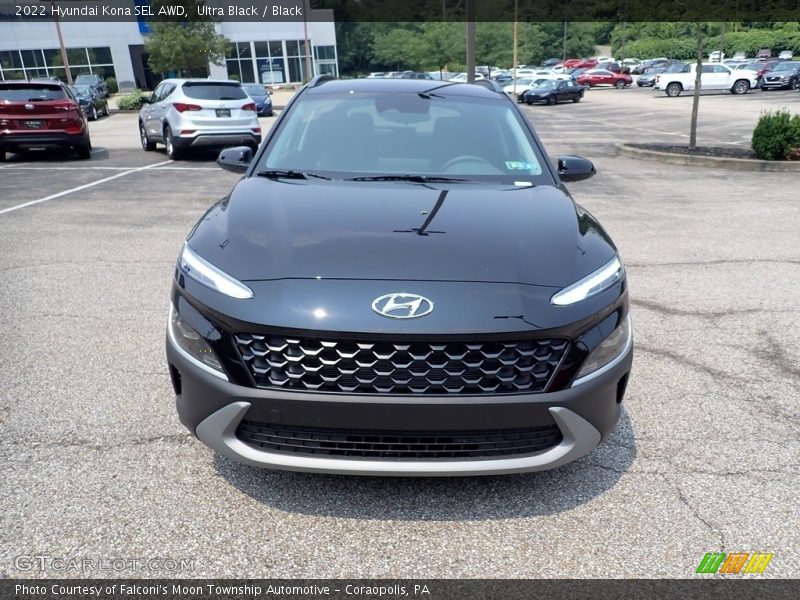 Ultra Black / Black 2022 Hyundai Kona SEL AWD