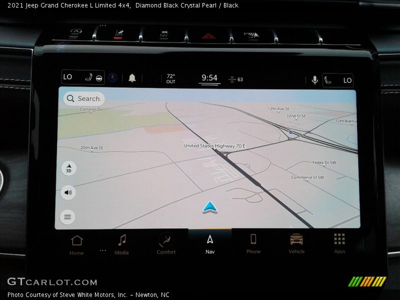 Navigation of 2021 Grand Cherokee L Limited 4x4
