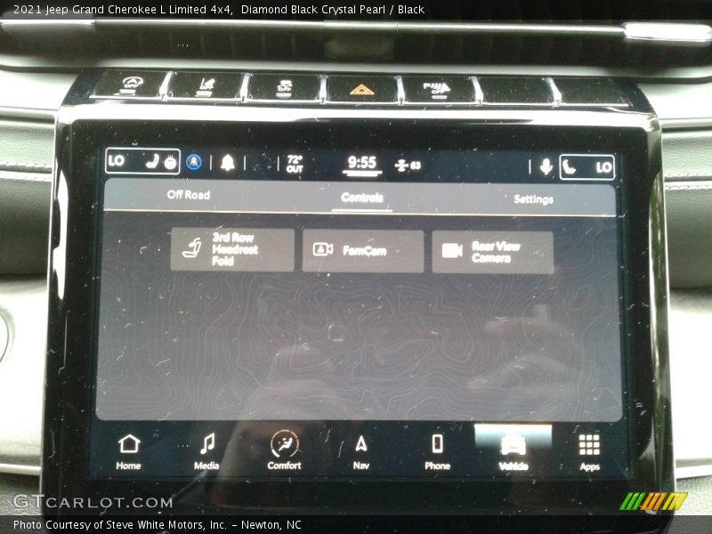 Diamond Black Crystal Pearl / Black 2021 Jeep Grand Cherokee L Limited 4x4