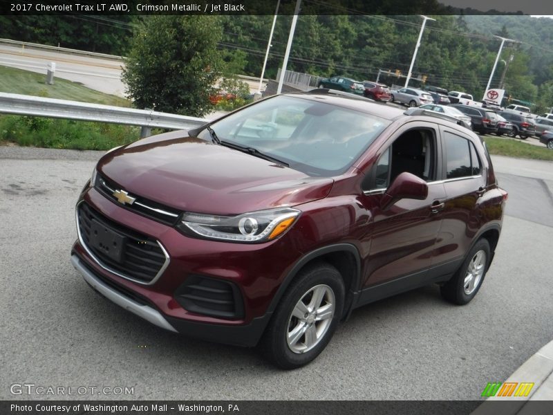 Crimson Metallic / Jet Black 2017 Chevrolet Trax LT AWD