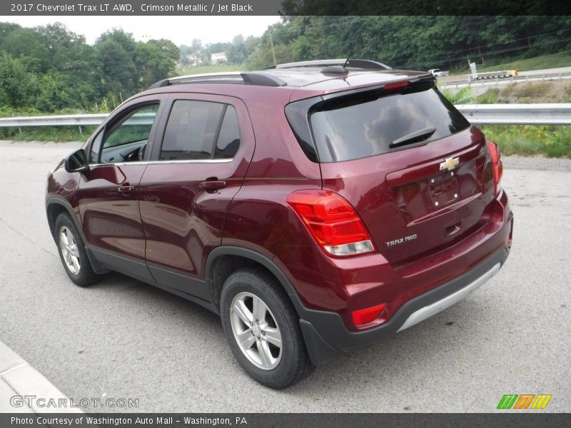 Crimson Metallic / Jet Black 2017 Chevrolet Trax LT AWD