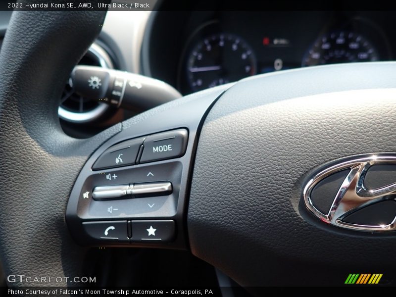 Ultra Black / Black 2022 Hyundai Kona SEL AWD