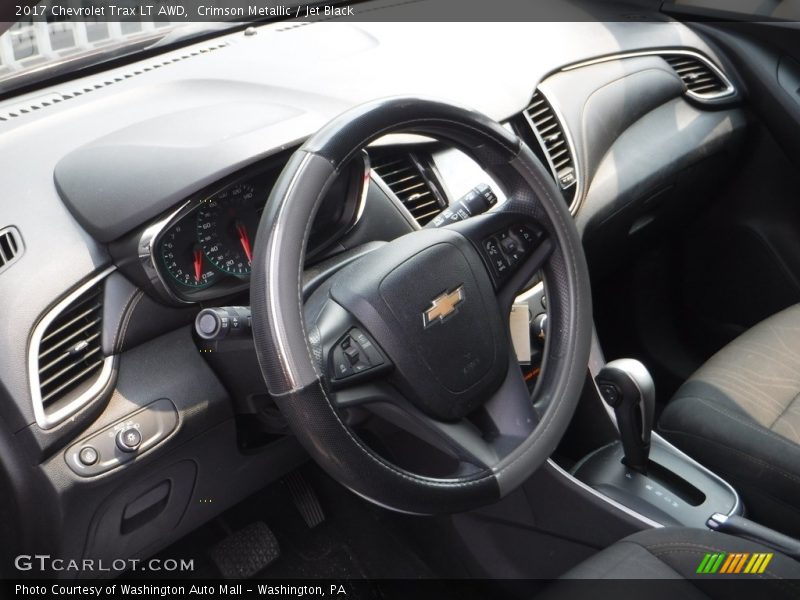 Crimson Metallic / Jet Black 2017 Chevrolet Trax LT AWD