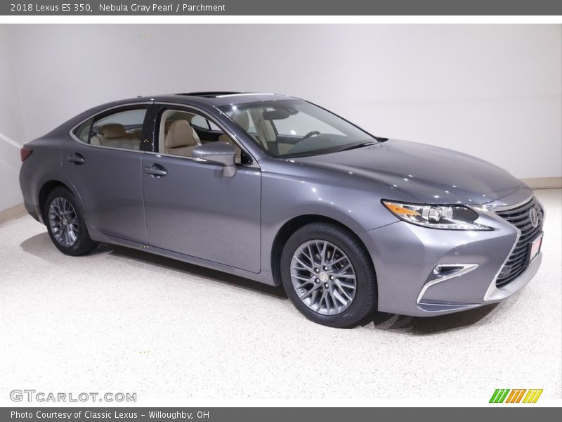 Nebula Gray Pearl / Parchment 2018 Lexus ES 350