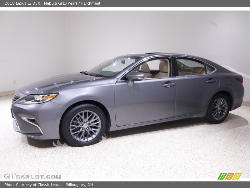 Nebula Gray Pearl / Parchment 2018 Lexus ES 350