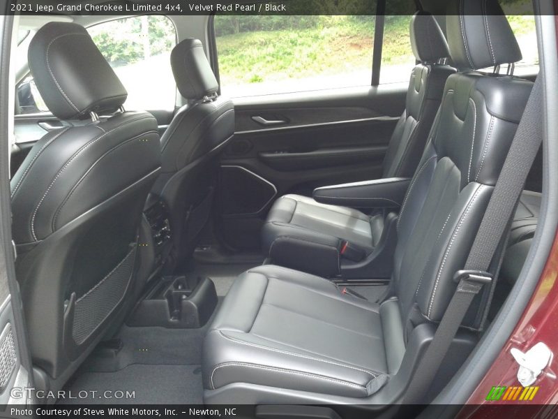 Velvet Red Pearl / Black 2021 Jeep Grand Cherokee L Limited 4x4