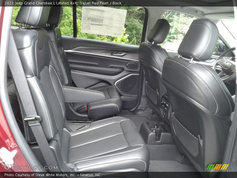 Velvet Red Pearl / Black 2021 Jeep Grand Cherokee L Limited 4x4