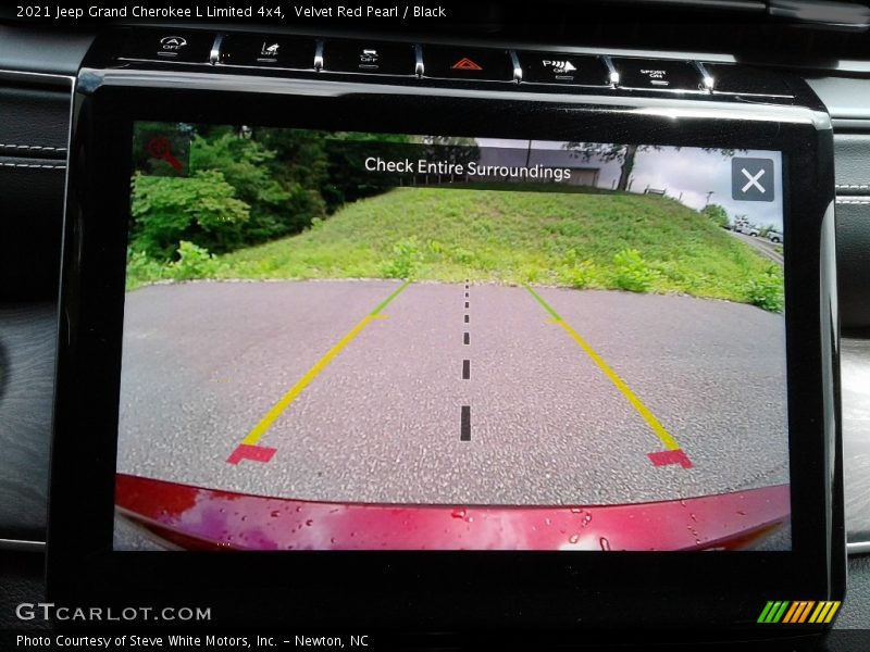 Velvet Red Pearl / Black 2021 Jeep Grand Cherokee L Limited 4x4